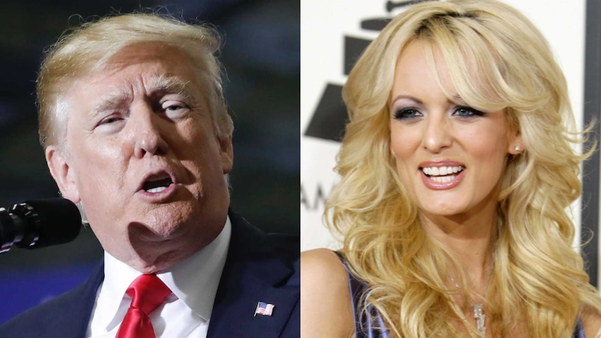 Donald Trump and Stormy Daniels