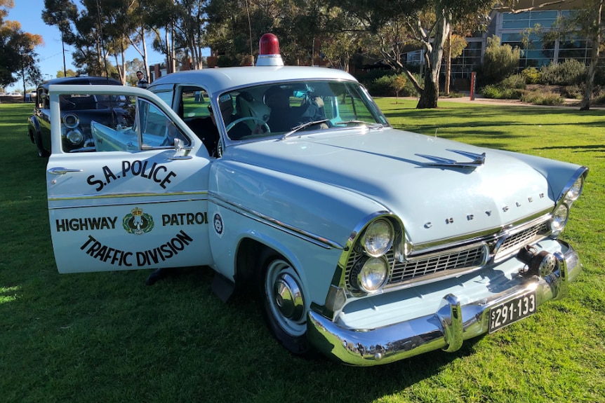 Vintage SA police car at the 2018 Bay to Birdwood