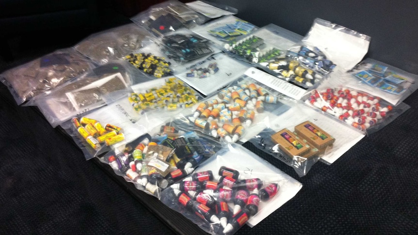Synthetic drugs seized in $150,000 drug bust in south-east Qld