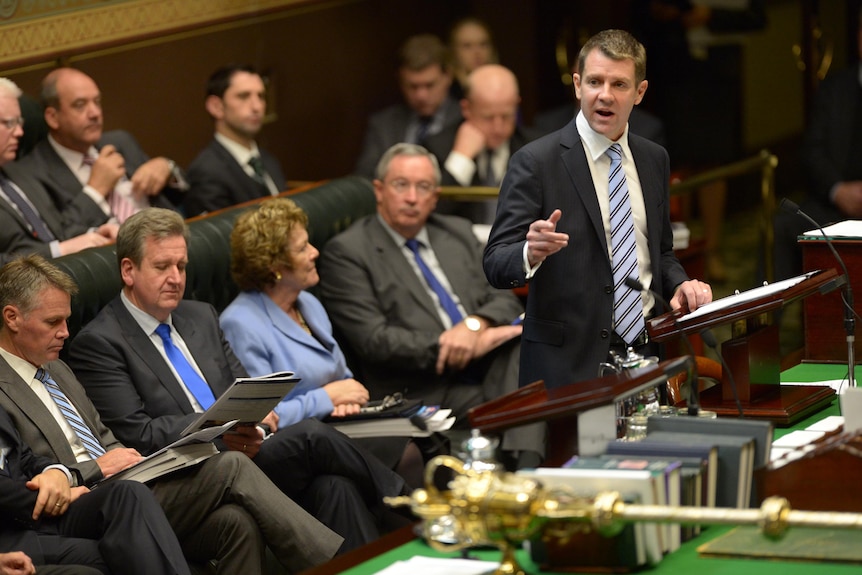 NSW Treasurer Mike Baird delivers his second budget.