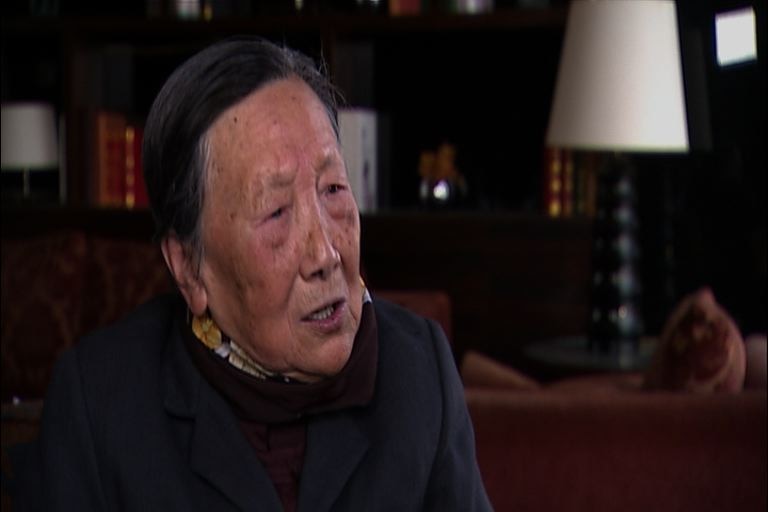Xia Shuqin, a Chinese survivor of the Japanese "Rape of Nanking"