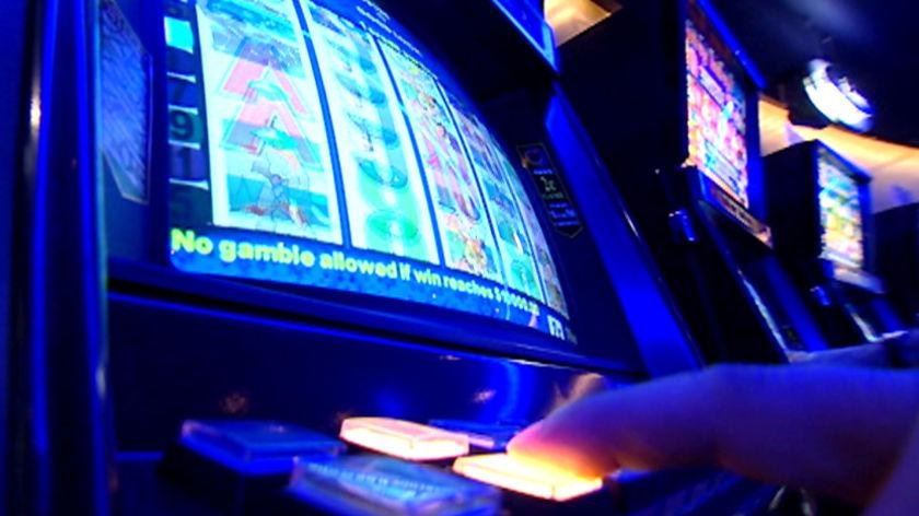 File photo: Pokies machine (ABC TV)