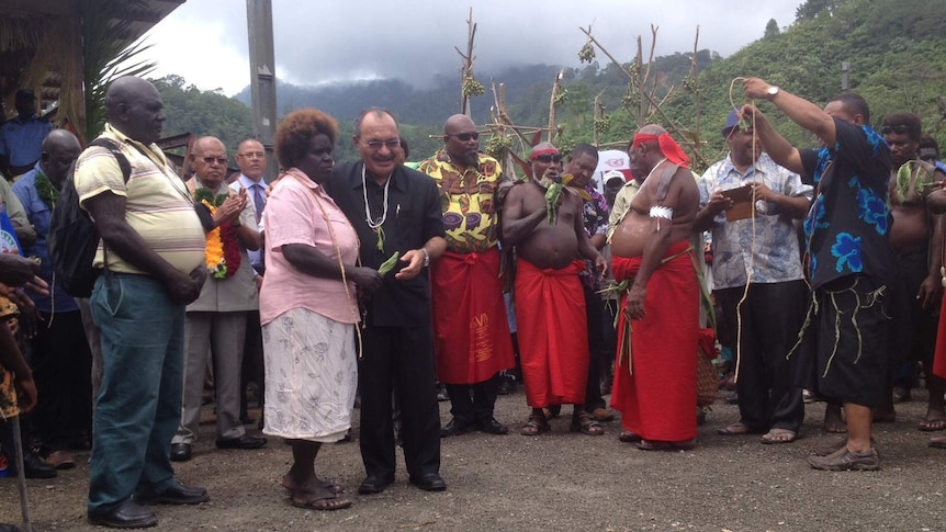 PNG PM Peter O'Neill meets former revolutionary