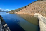 A nearly full Dartmouth Dam in Victoria's north-east 