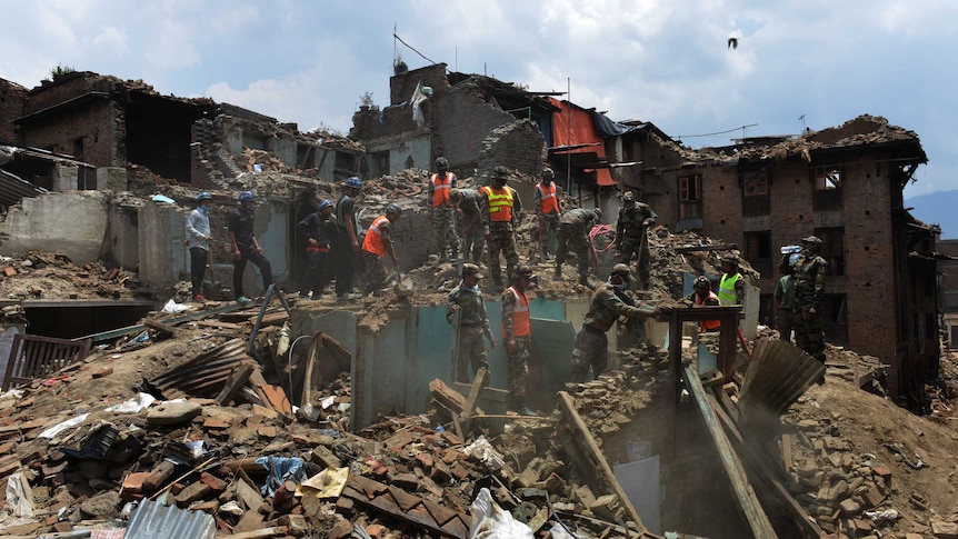 Rescuers search for survivors of a second deadly quake in Nepal