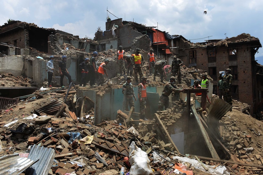 Rescuers search for survivors of a second deadly quake in Nepal