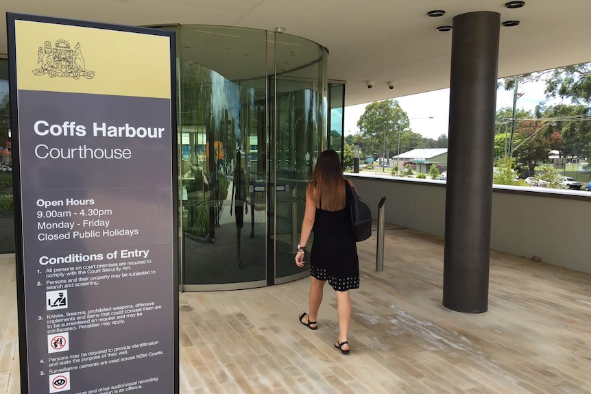 Coffs Harbour Court House entrance