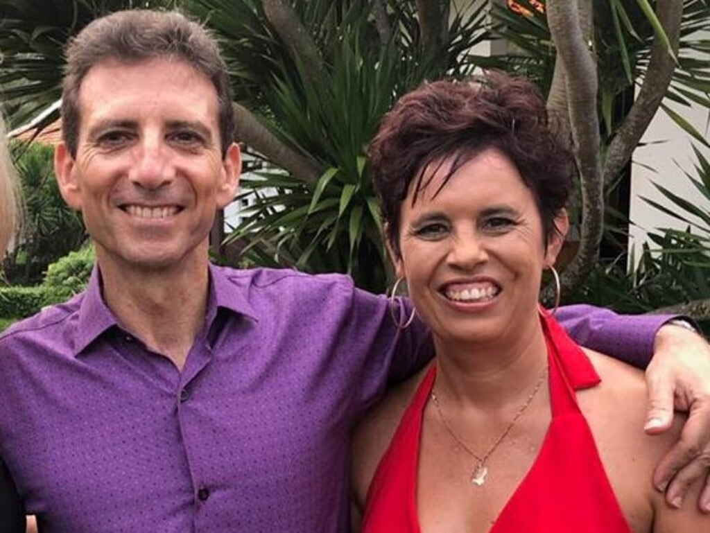 Serge Benhayon has his arm around Tanya Curtis