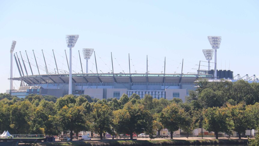 The Melbourne Cricket Ground on a sunny day