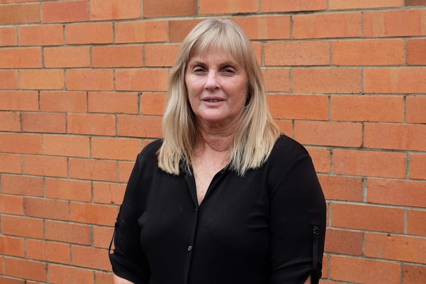 The founder of Sisters Inside Debbie Kilroy outside her offices in Brisbane's West End.