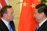 Abbott meets Xi in Beijing