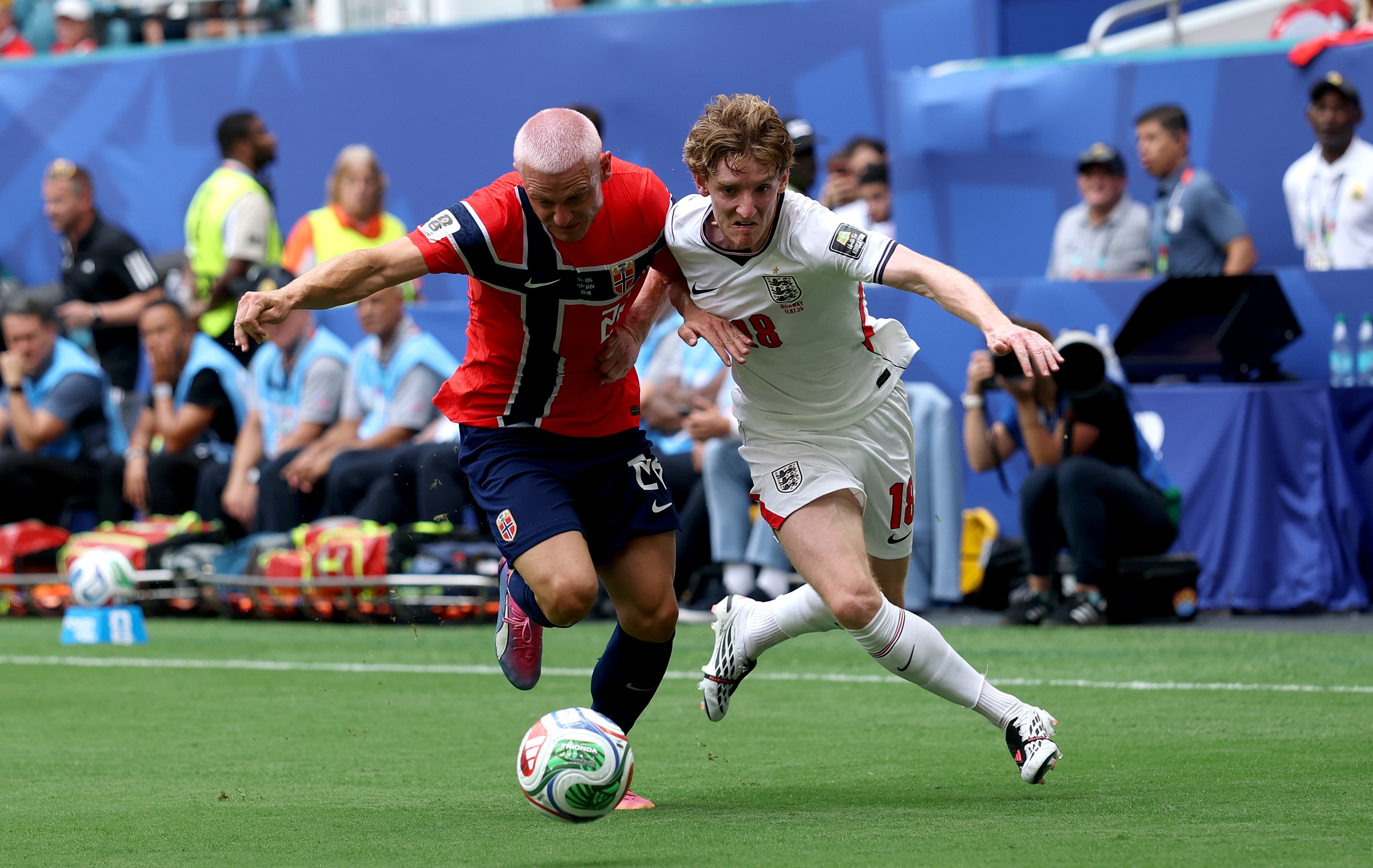 Live: Norway opens the scoring against the run of play 