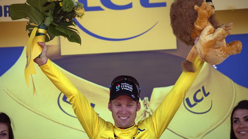 Jan Bakelants wins stage two of the Tour De France