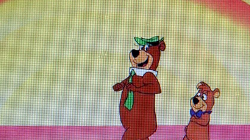 Hanna-Barbera's much-loved characters Yogi Bear and Boo-Boo.