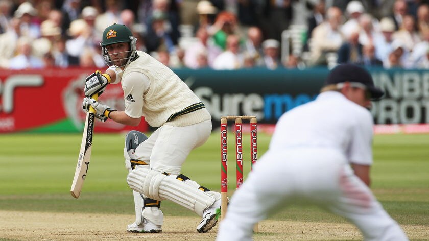 Phillip Hughes was dumped during Australia's Ashes series loss to England.