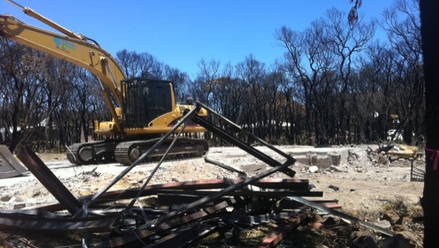 Garrath Stewart's house was destroyed