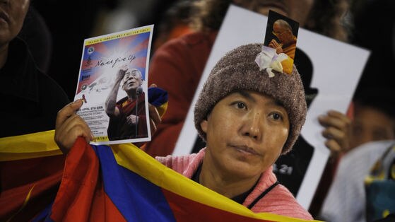 Pro-Tibet protest in Sydney