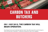 Anti-carbon tax poster