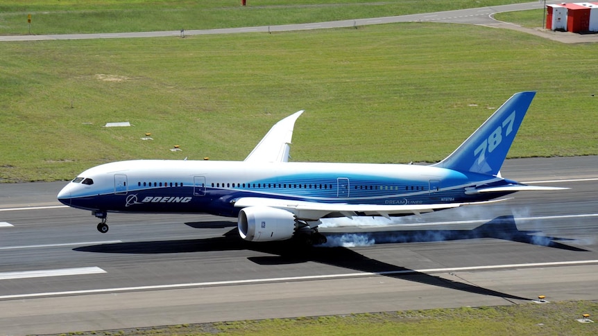 Boeing 787 Dreamliner in Sydney