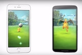 A still image from the Pokemon Go release trailer