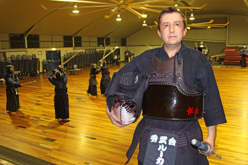 Gold Coast kendo martial arts practitioner Lucas Cork