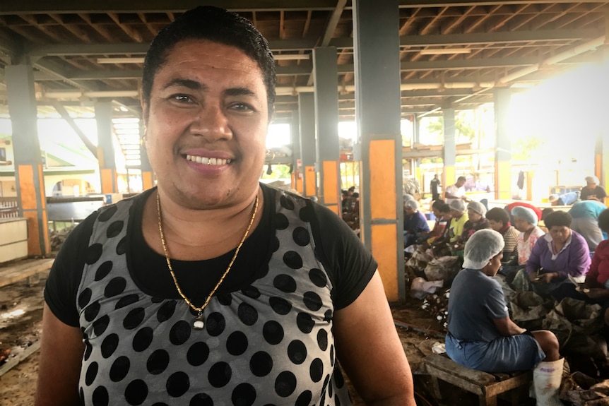 Maria Moi and her husband Ben own Ben's Trading exporting Fijian cassava and taro to Australia, New Zealand and the United States.