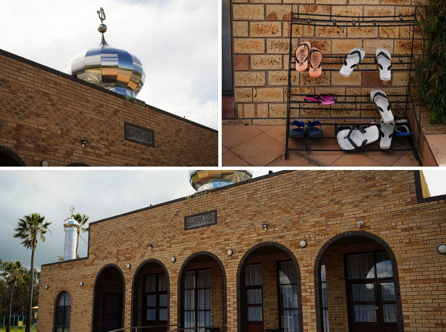 Tres imágenes de la mezquita Katanning.