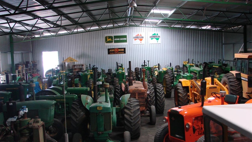 Vintage tractor collection