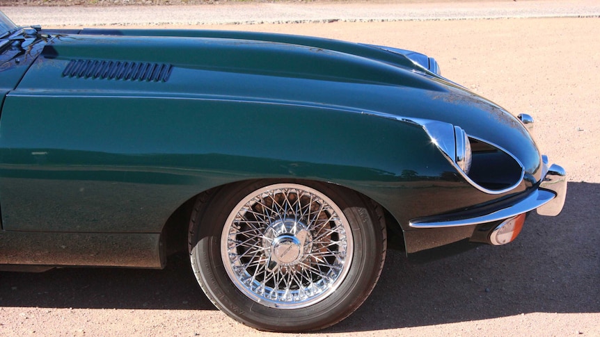 The road-hugging lines of the E-Type.