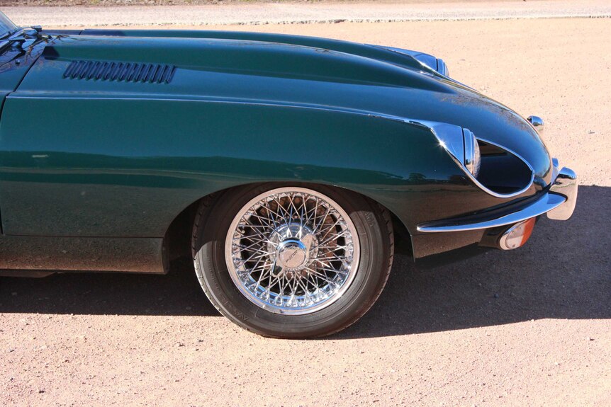 The road-hugging lines of the E-Type.