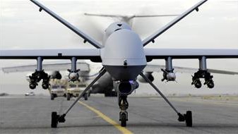 Fully armed US MQ-9 Reaper drone