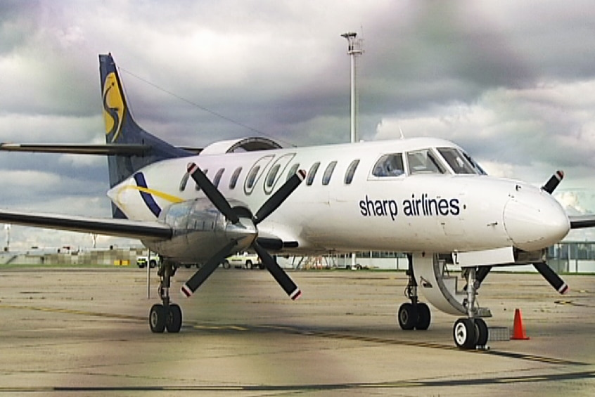 Sharp Airlines plane