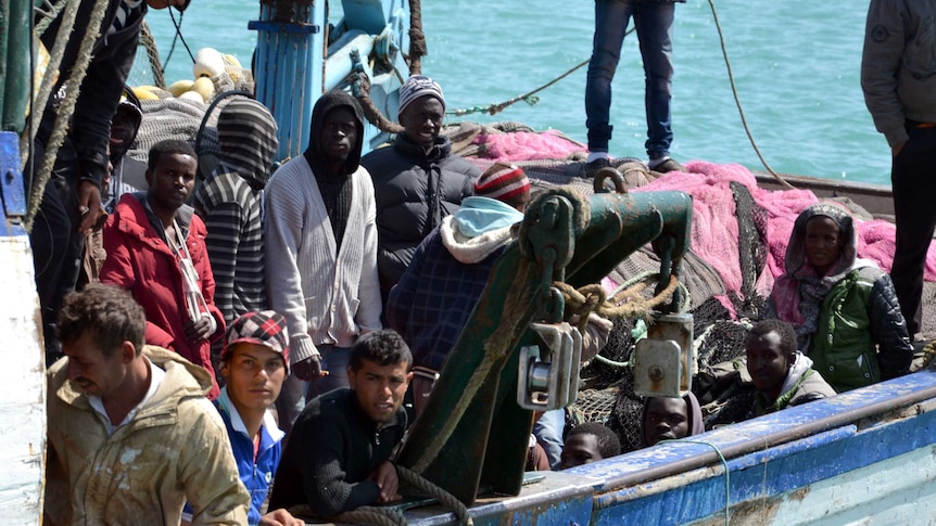 Libyan migrants rescued