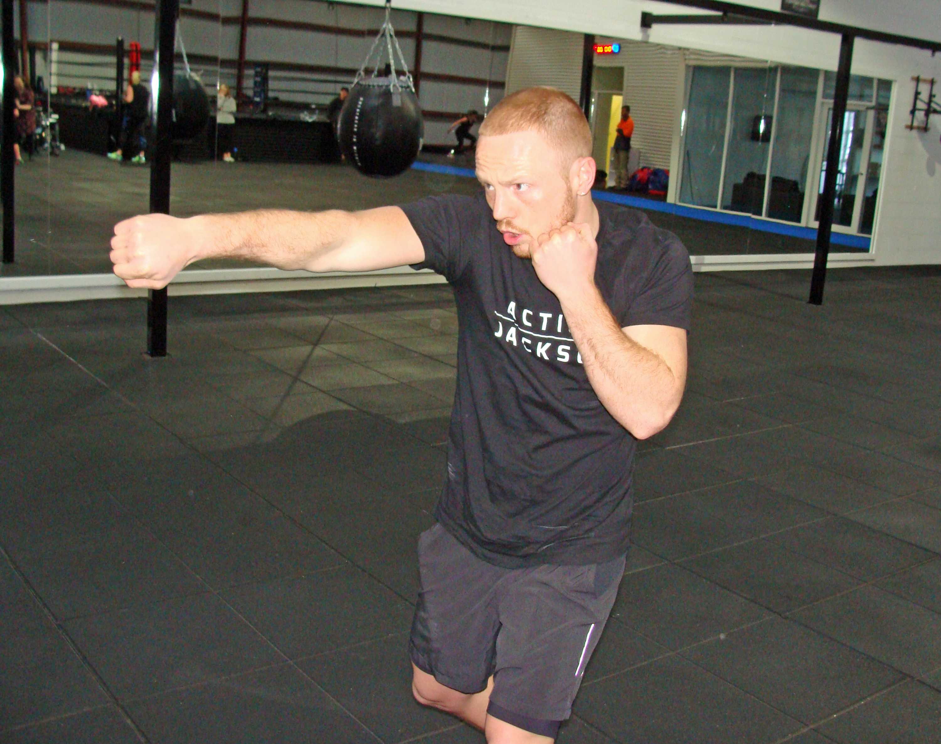 Boxing champion Luke Jackson teaching respect and discipline to kids