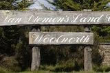 Van Diemen's Land Company sign at Woolnorth