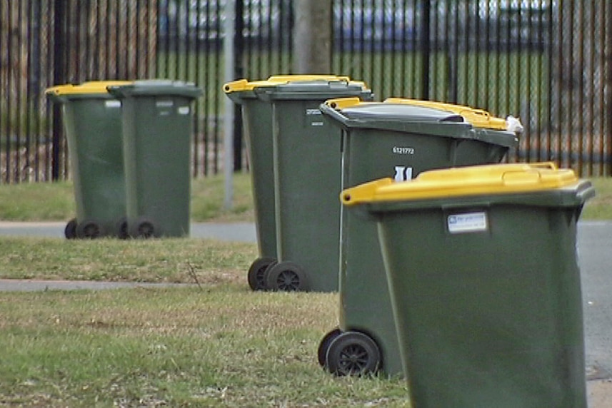 rubbish bins