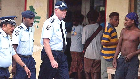 AFP, Solomons police on patrol