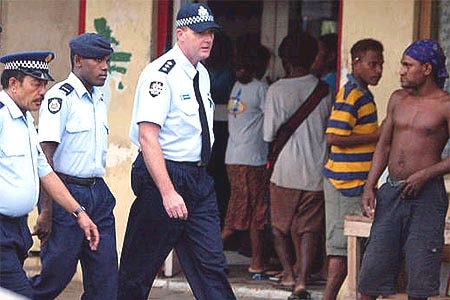 AFP, Solomons police on patrol