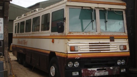 Bus once used by Margaret Thatcher