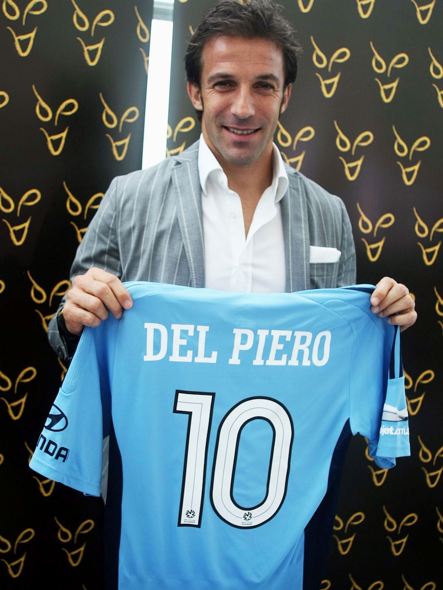 Alessandro Del Piero says he will be "an Australian for the next two years".
