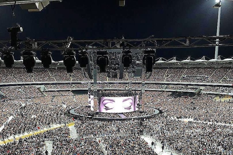 The Gabba with its record attendance for Adele's first Brisbane concert.