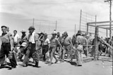 A group of Italian internees in Australia, WWII