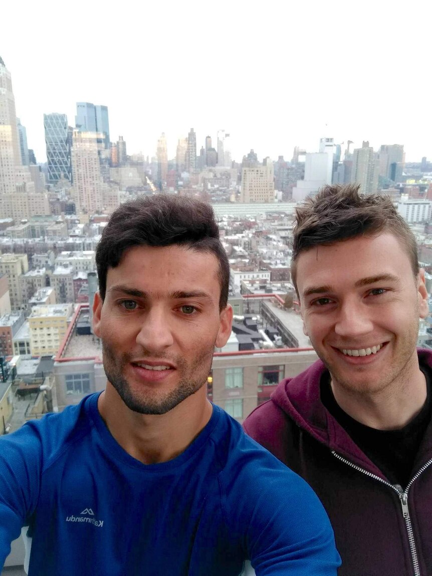 Shafiq Turi and Ben Winsor in New York.