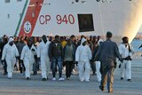 Migrants arrive in Italy