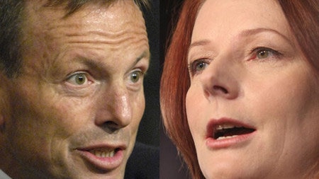 Composite: Tony Abbott and Julia Gillard