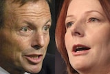Composite: Tony Abbott and Julia Gillard