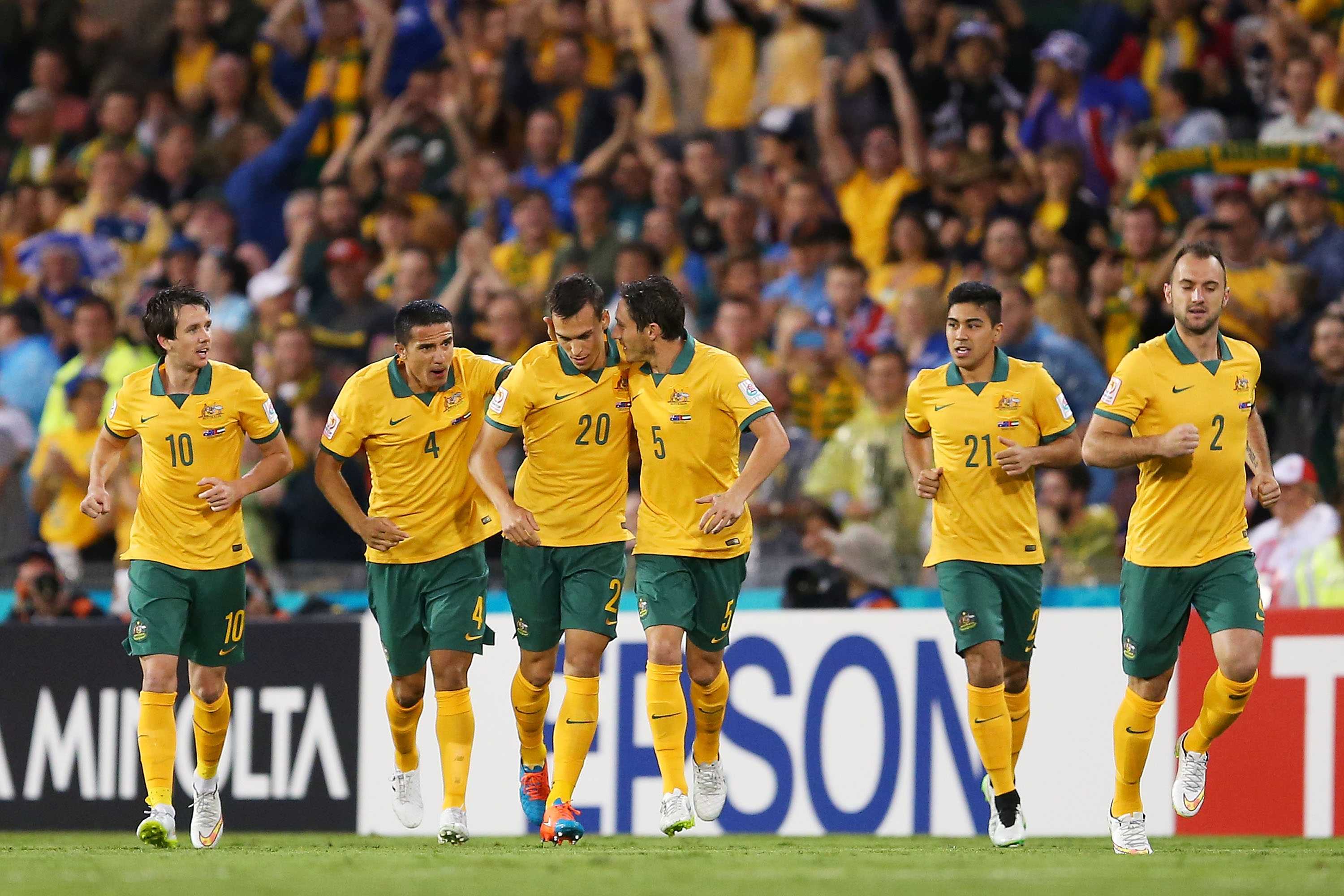 Asian Cup Australia beats UAE 20 to reach final as Trent Sainsbury