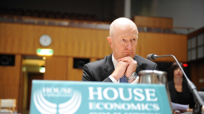 Glenn Stevens at Economics Committee hearing