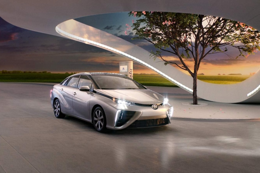 Toyota Mirai hydrogen-fuelled car