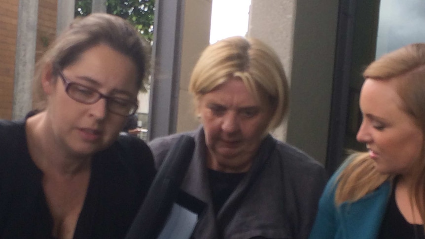 Three women outside Latrobe Valley Law Courts